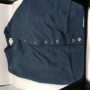 Arrow Tournament Navy Blue Button-Up Cardigan, Women's Large.